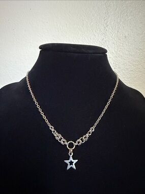Y2K Dainty Star Necklace Chainmaille  Stainless Steel
